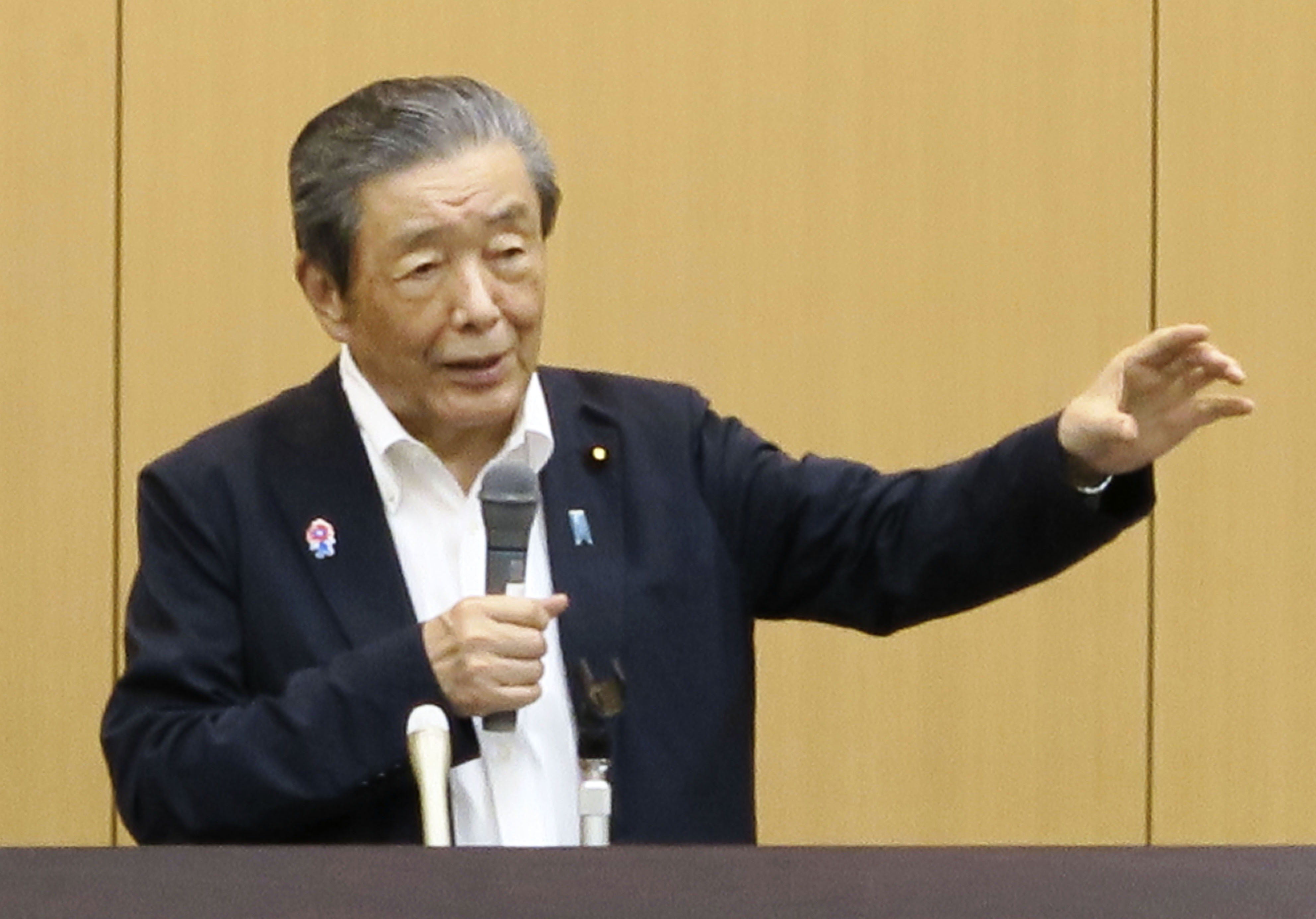 無所属支援の世耕氏を批判　自民幹事長「異様な選挙」